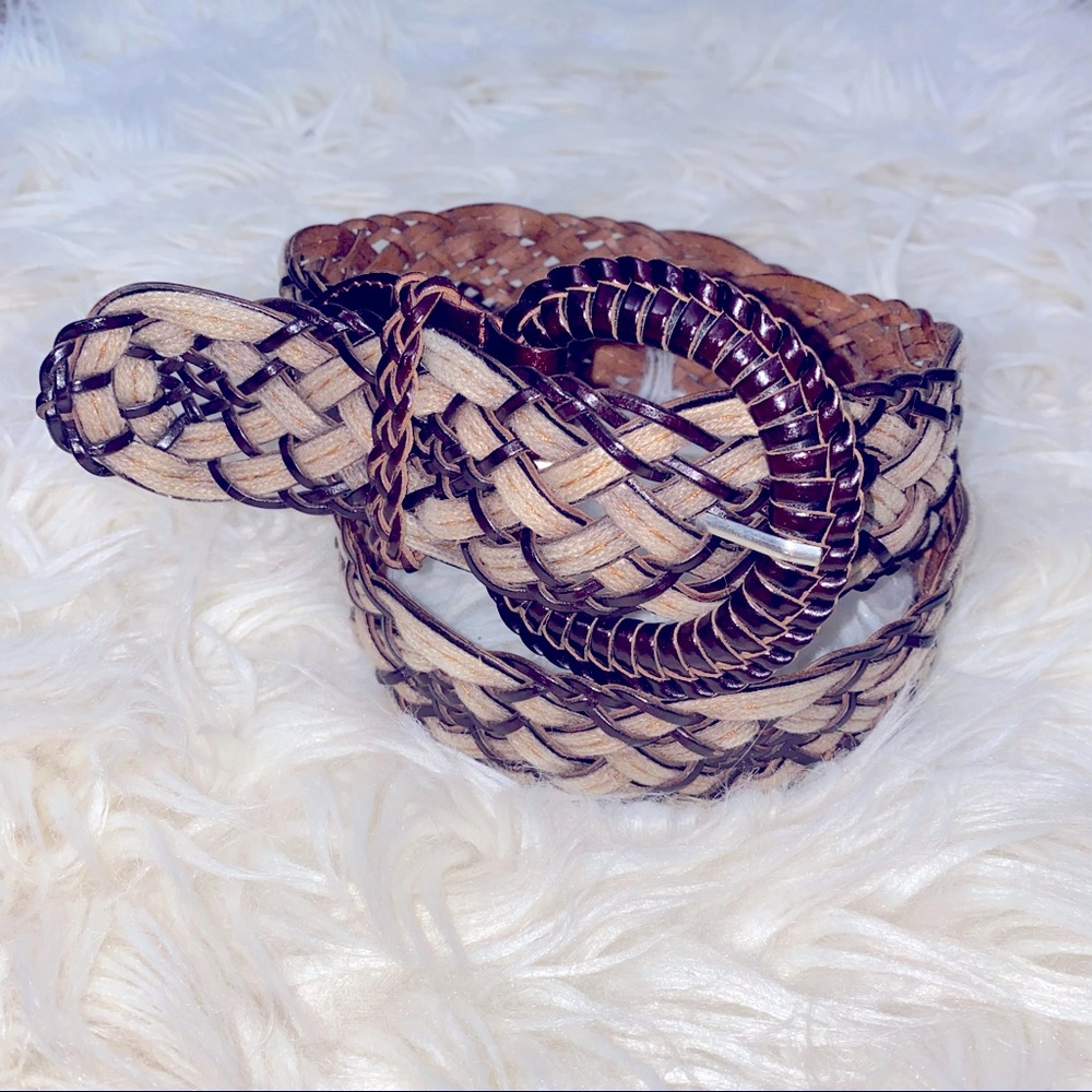 Chunky braided belt